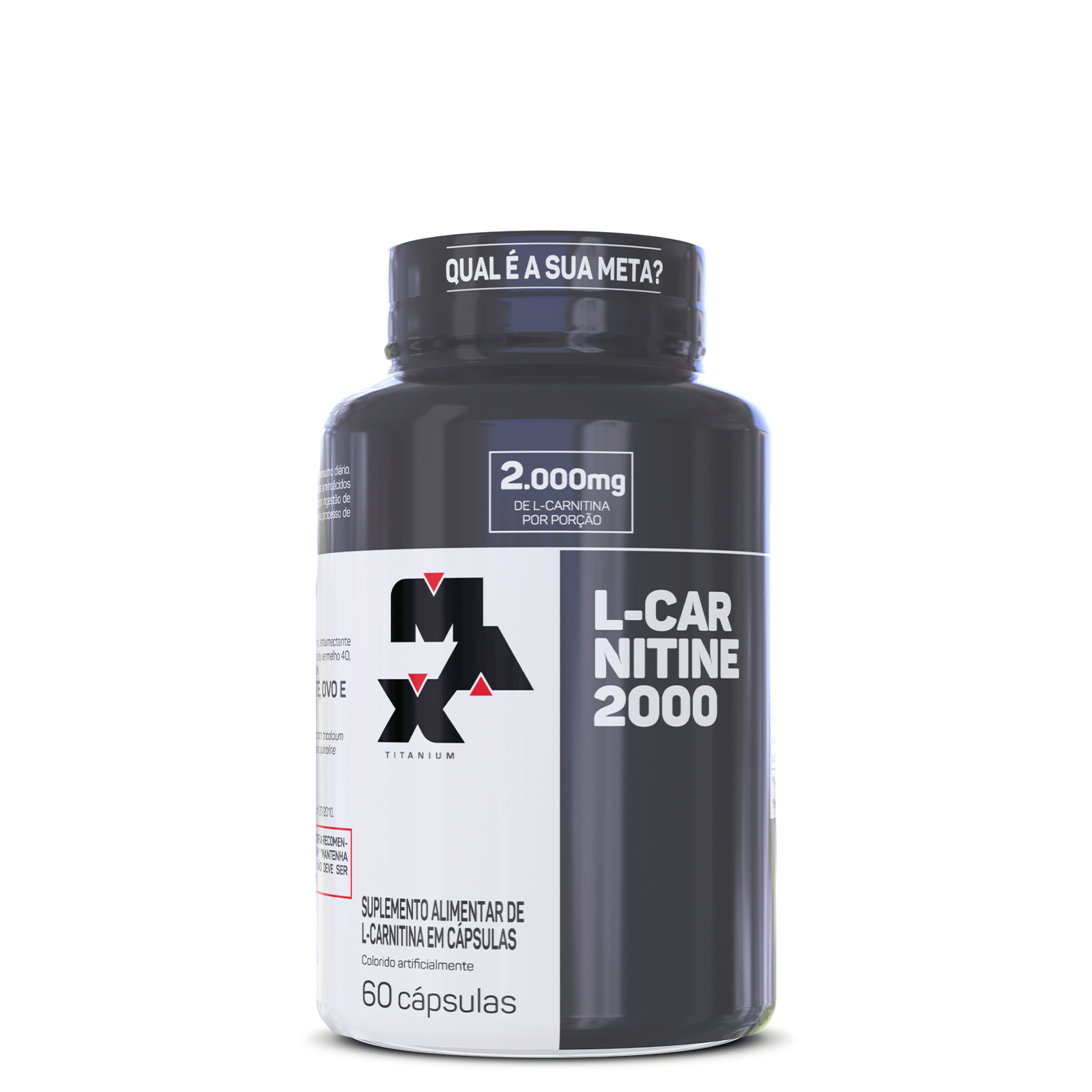 L Carnitina 60 Caps 2000mg de L-carnitina por porção