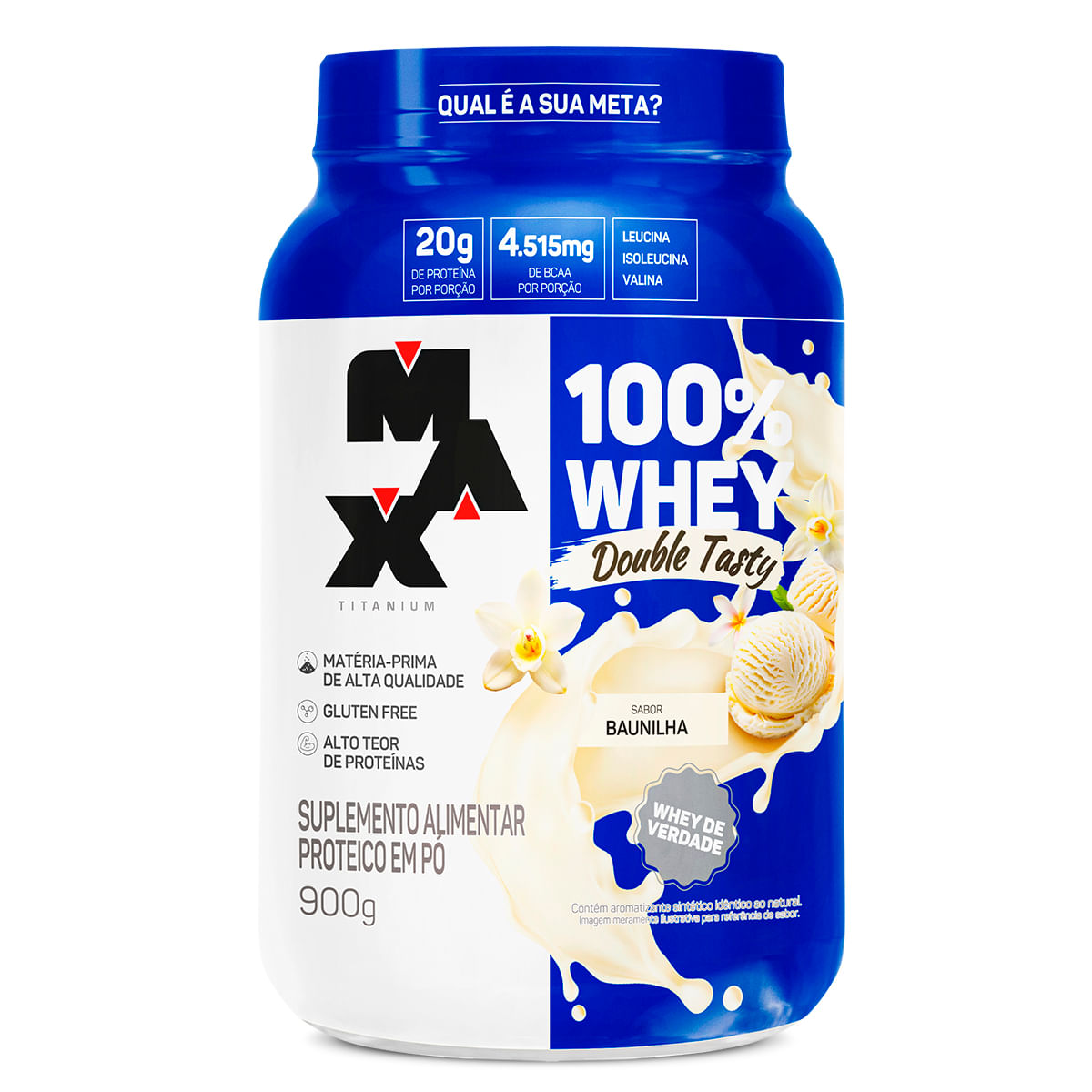 100% Whey Double Tasty Baunilha