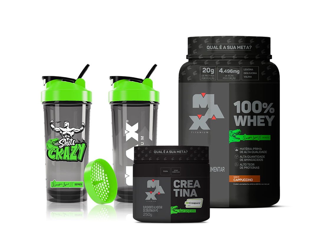 Kit Dino Shits Crazy Capuccino – Cor Preto