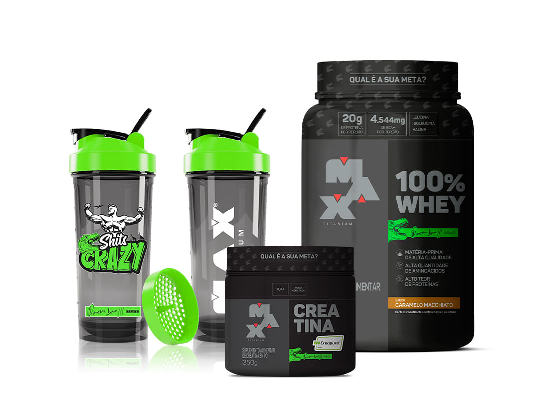 Kit Dino Shits Crazy Caramelo Machiatto – Cor Preto