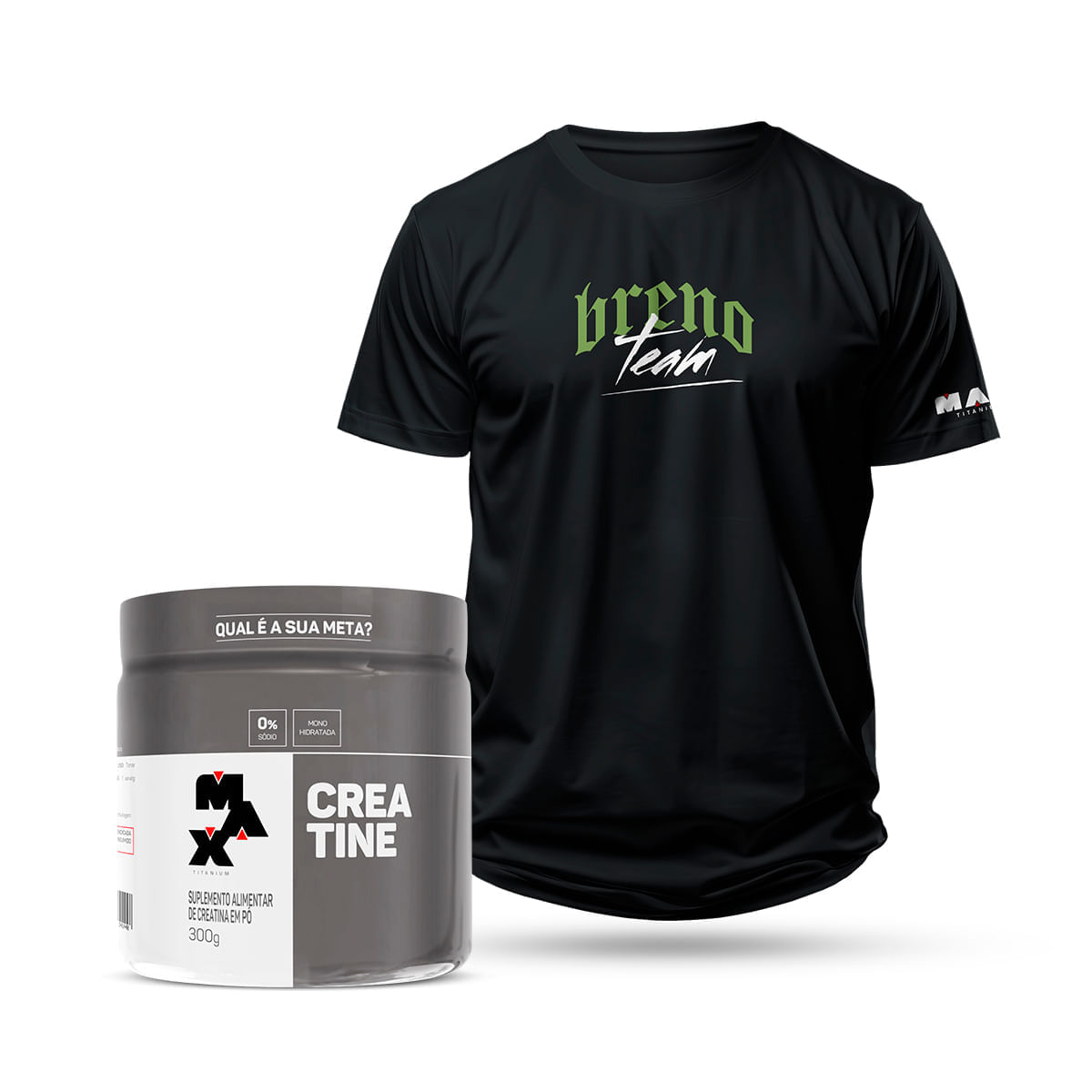 Kit Creatina 300g + Camiseta Elite Team Show – Team Tenente Breno Kit Creatina 300g + Camiseta M Elite Team Show – Team Tenente Breno