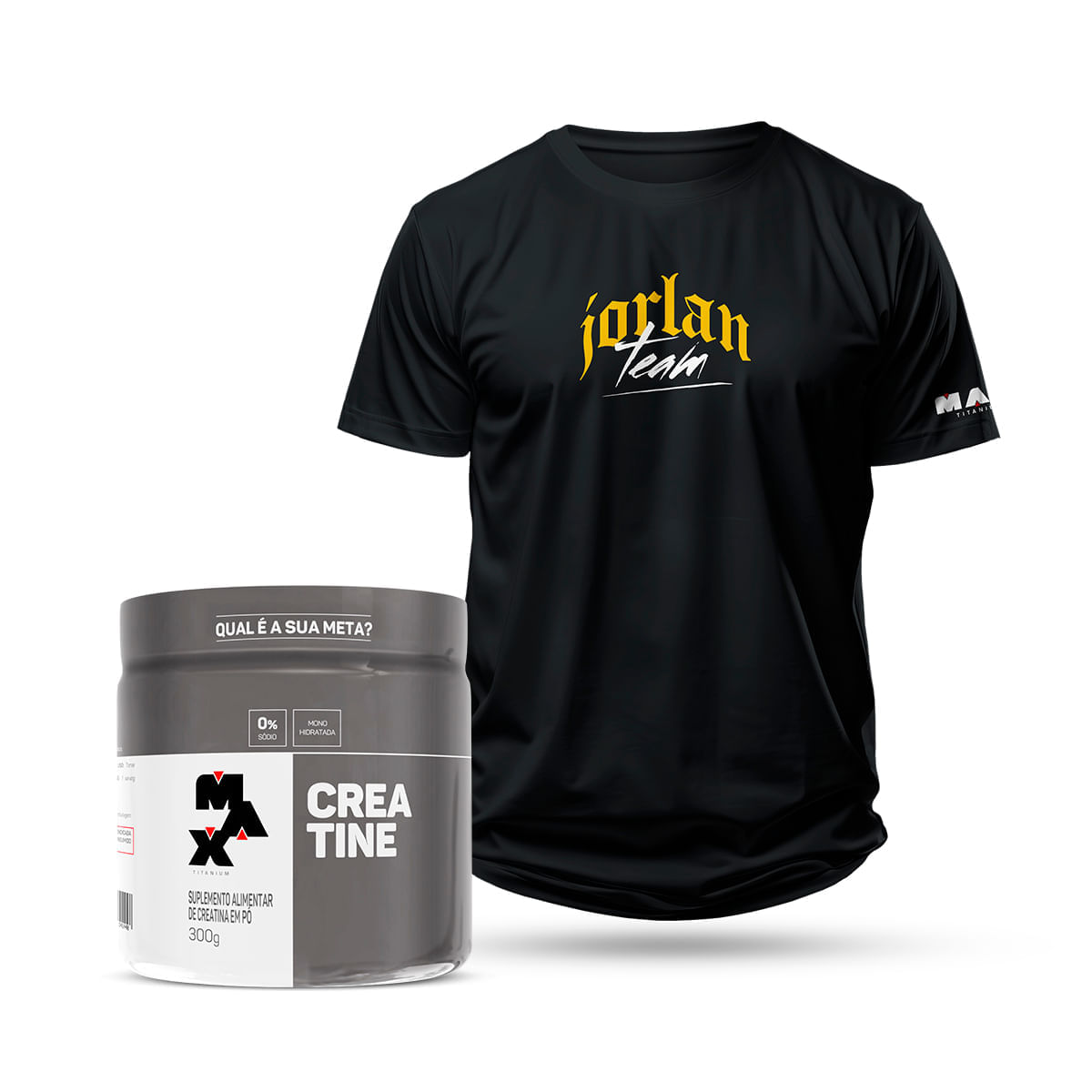 Kit Creatina 300g + Camiseta Elite Team Show – Team Jorlan Kit Creatina 300g + Camiseta G Elite Team Show – Team Jorlan