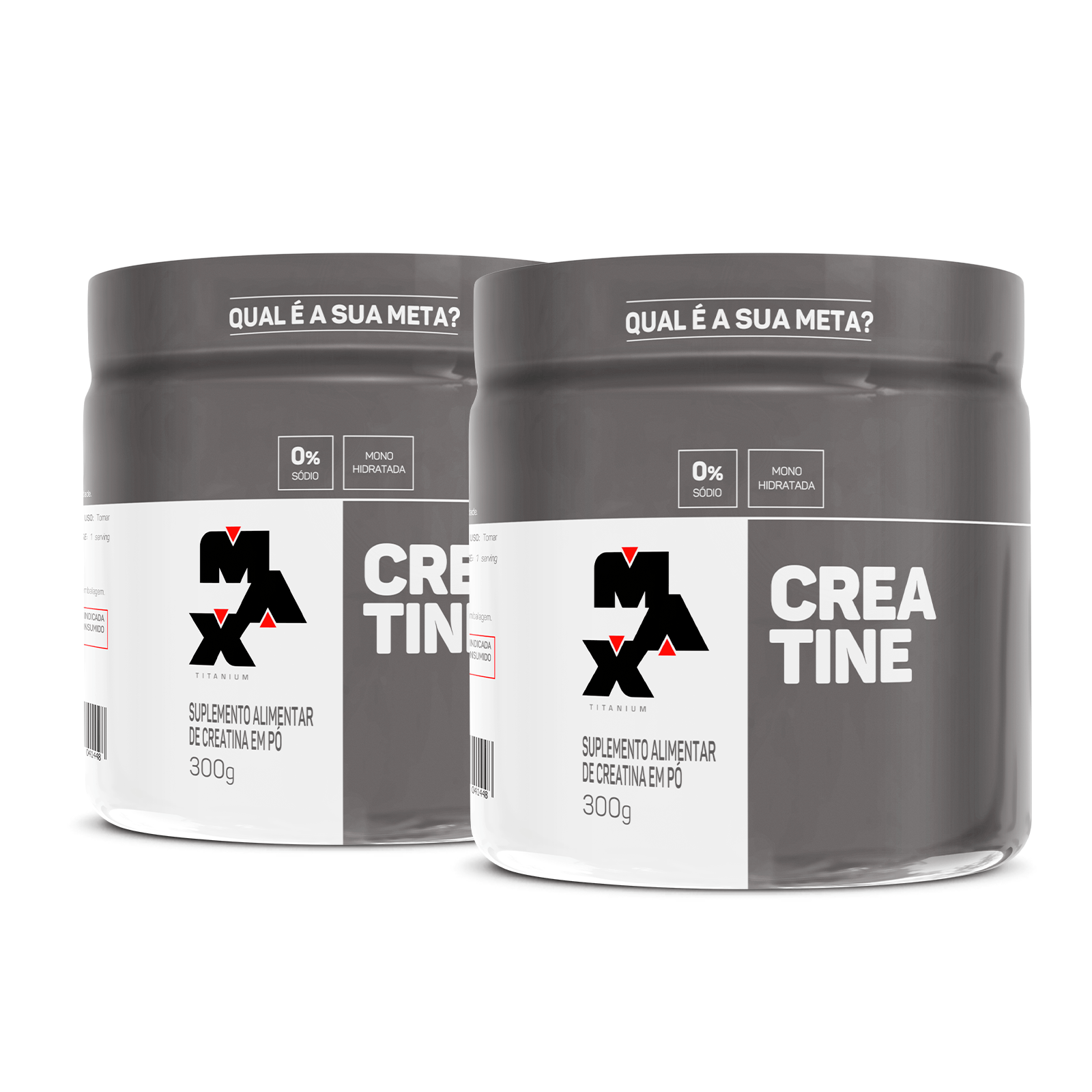 Pack 2x Creatina 300g Max Titanium – MonoHidratada