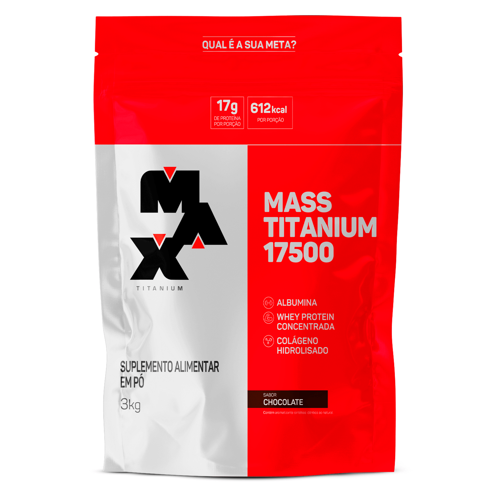 Mass Titanium Refil 3Kg Chocolate