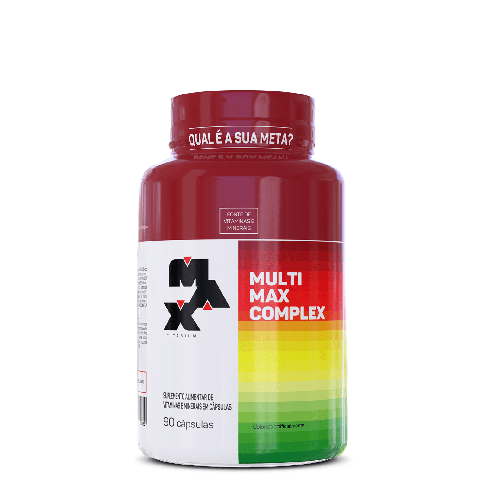 Multimax Complex 90 Caps Fonte de vitaminas e sais minerais