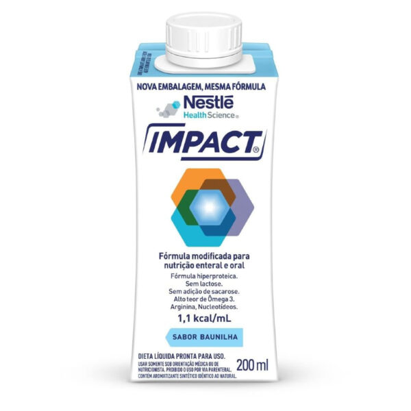 Nutrição Enteral e Oral Impact Baunilha 200ml
