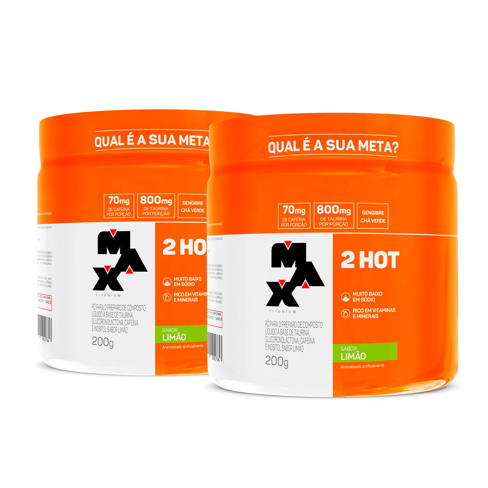 Pack 2x 2Hot 200g 2Hot 200G – Limão + 2Hot 200G – Limão