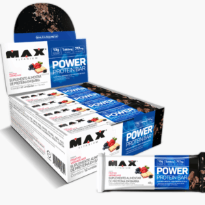 Power Protein Bar 41G Frutas Vermelhas 12 Unidades