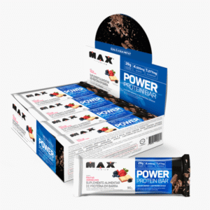 Power Protein Bar 90G Frutas Vermelhas 8 unidades
