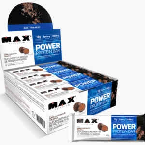 Power Protein Bar 41G Dark chocolate truffle 12 Unidades
