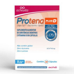 Protena Plus D Colágeno Tipo II + Ácido Hialuronico +  Vitamina D Aché 30 cápsulas