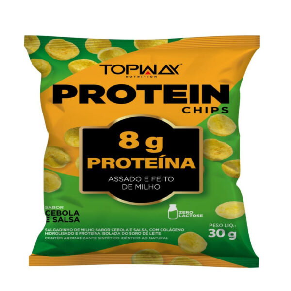 Salgadinho Topway Protein Chips Cebola e Salsa 30g