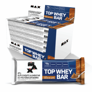Top Whey Bar 41g Doce de Leite 12 Unidades