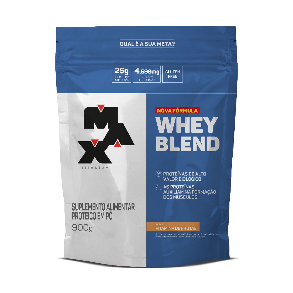 Whey Blend 900g Nova Fórmula Vitamina de Frutas