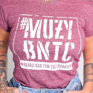 Baby Look BNTC Mescla Bordo M