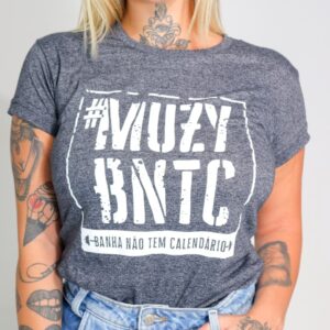 Baby Look BNTC Mescla Chumbo M