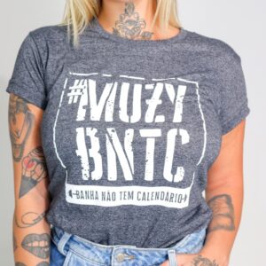 Baby Look BNTC Mescla Chumbo G