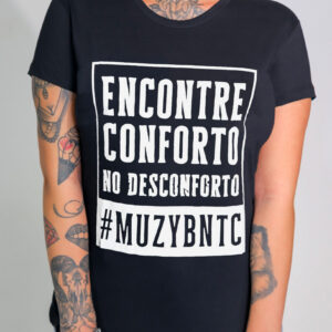 Baby Look Conforto no Desconforto Preta P