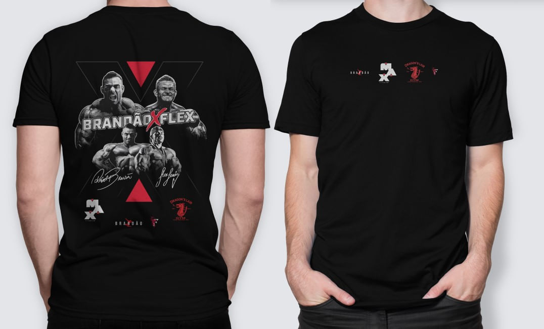 CAMISETA BRANDAO X FLEX Tamanho GG