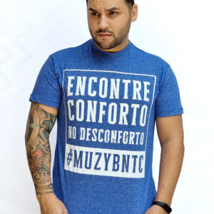 Camiseta Conforto no Desconforto Azul P