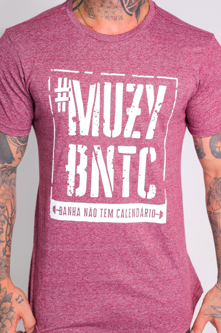 Camiseta BNTC Mescla Bordo M