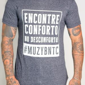 Camiseta Conforto no Desconforto Mescla Chumbo G