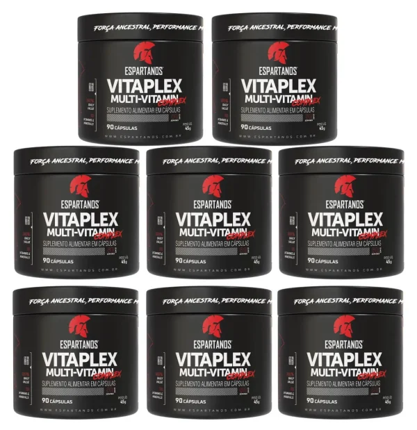 Combo 8x Multivitamínico Vitaplex Complex ( 720 Cápsulas ) – Neutro
