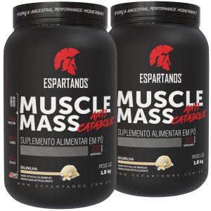 Kit 2x Muscle Mass Hipercalórico – Sabor: Baunilha