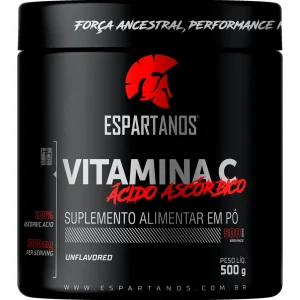 Vitamina C em pó 500 g – Espartanos