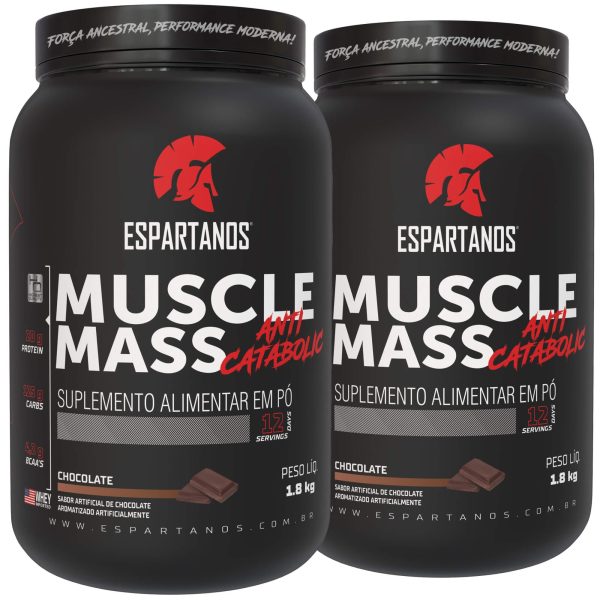 Kit 2x Muscle Mass Hipercalórico – Sabor: Chocolate