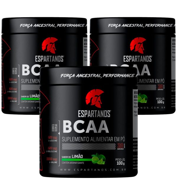 Combo 3x BCAA 3:1:1 – Espartanos Nutrition