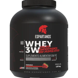 Whey Protein 3W Espartanos Performance Total 1,8Kg – Sabor: Morango
