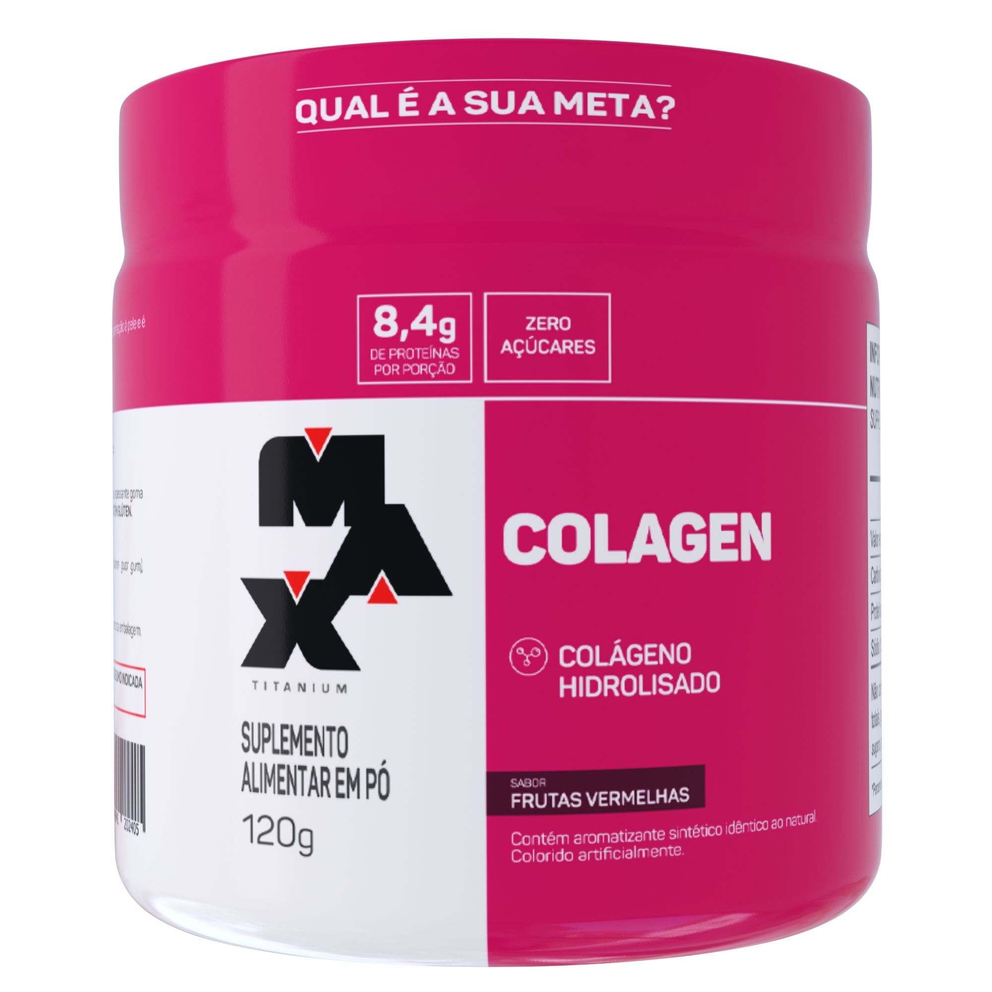 Collagen 120g Frutas Vermelhas