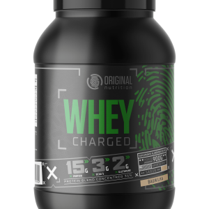Whey Charged 900g – Original Nutrition – Sabor: Morango
