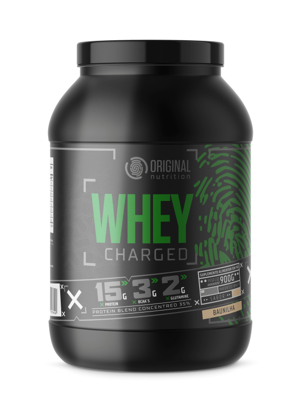 Whey Charged 900g – Original Nutrition – Sabor: Morango