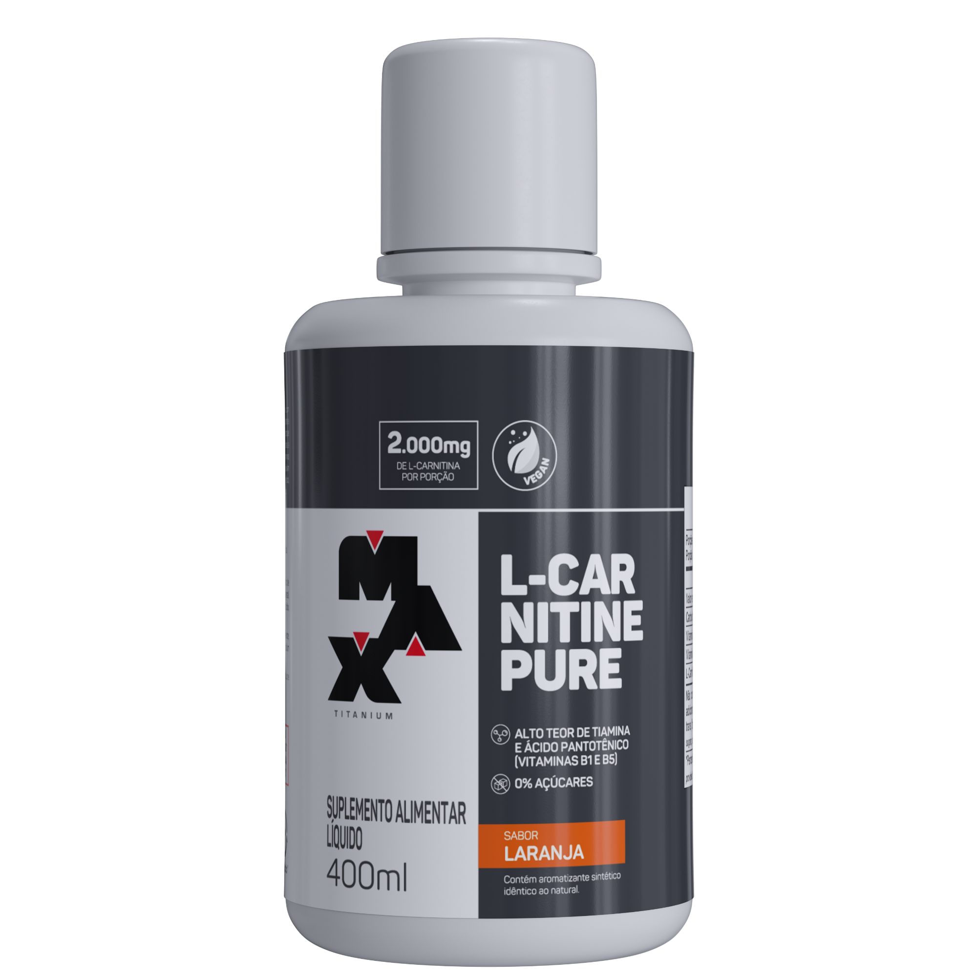 L-Carnitine Pure 400Ml Laranja