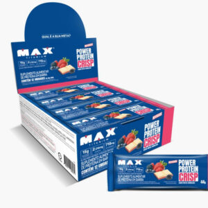 Power Protein Crisp Frutas Vermelhas – 12 unidades de 44g