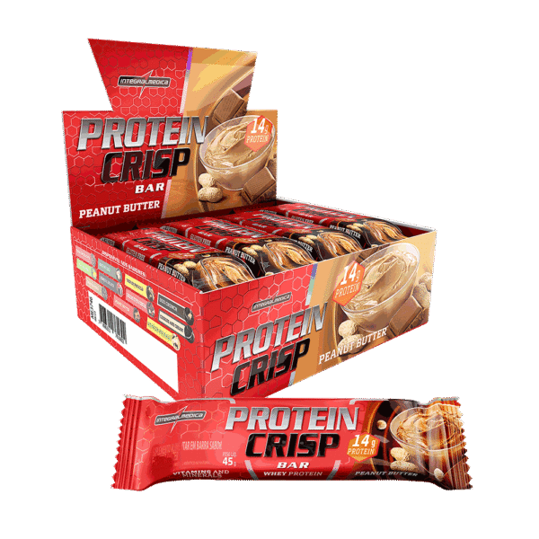 Protein Crisp Bar 12 und – barra de proteína Integralmedica