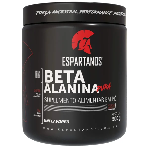 Beta Alanina 500g 100% Pura – Espartanos Suplementos