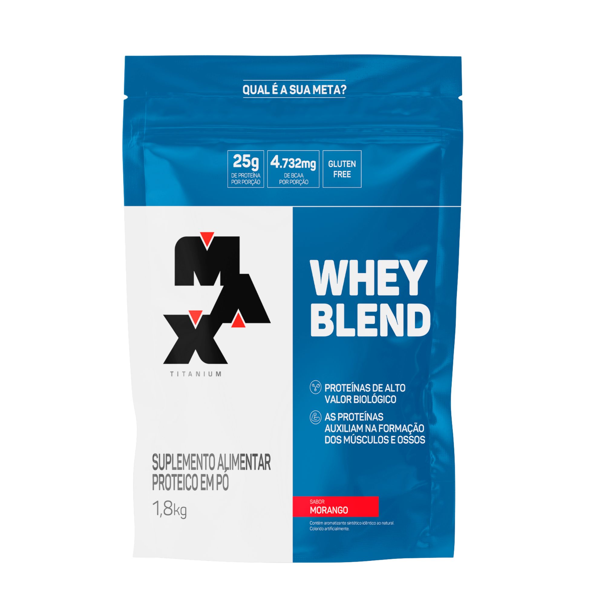 Whey Blend 1,8Kg – Nova Fórmula Morango