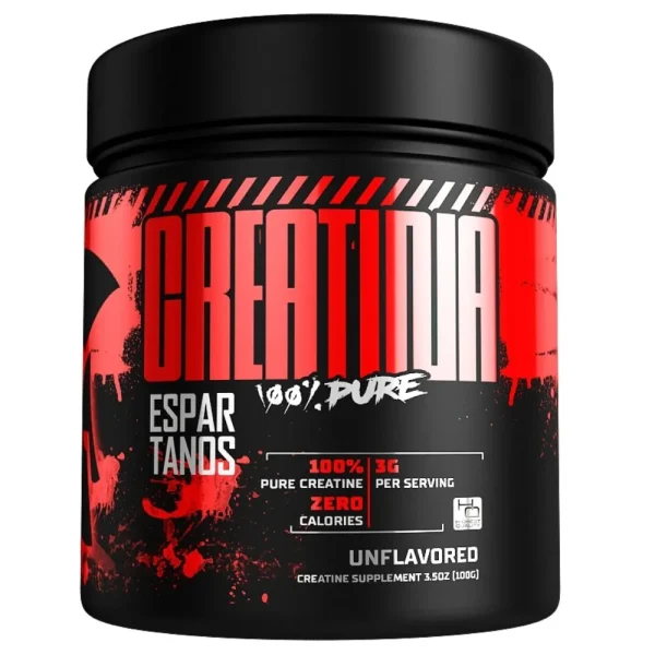 Creatina Monohidratada 100% Pura 100G – Espartanos – Aprovada Laudo ABENUTRI