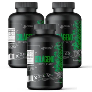 Combo 3x Colágeno Hidrolisado 120 Cáps – Original Nutrition